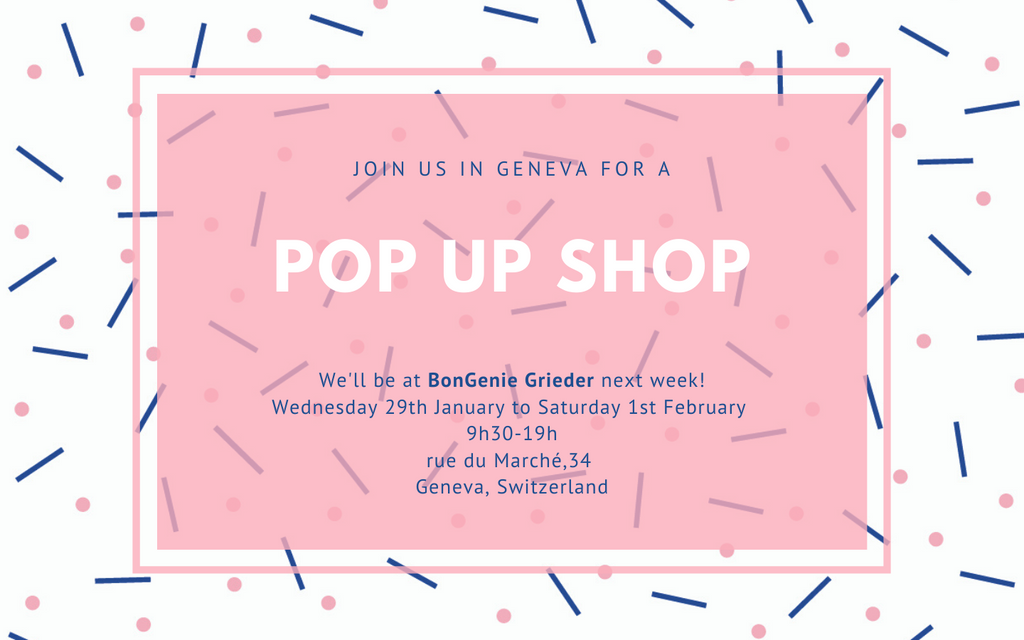 pop up shop at BonGénie Grieder Geneva